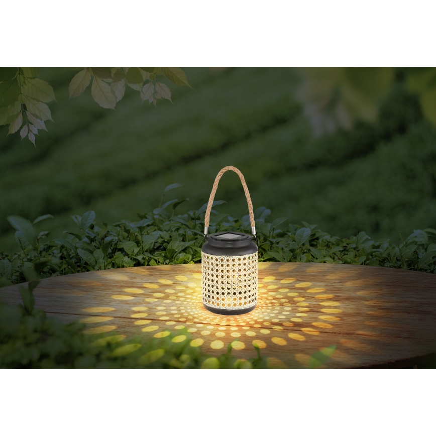 Globo - LED Solarna svjetiljka LED/0,06W/3V 3000K IP44 bambus