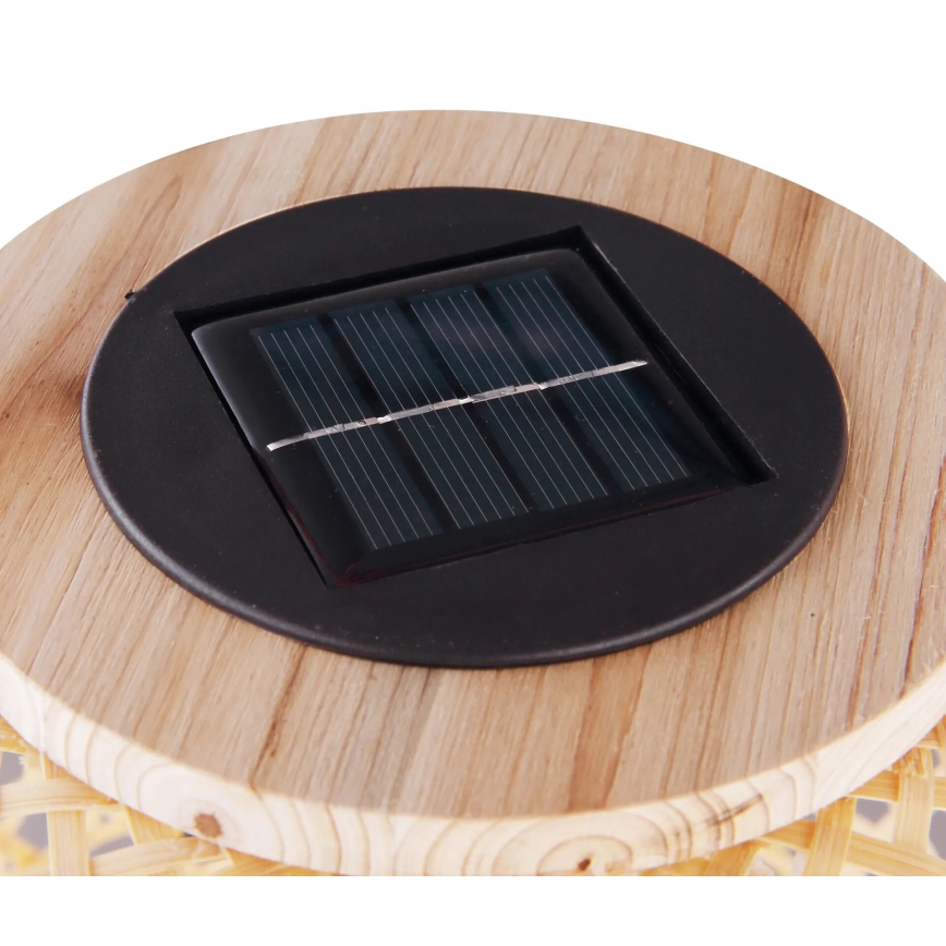 Globo - LED Solarna svjetiljka LED/0,06W/3V bambus IP44