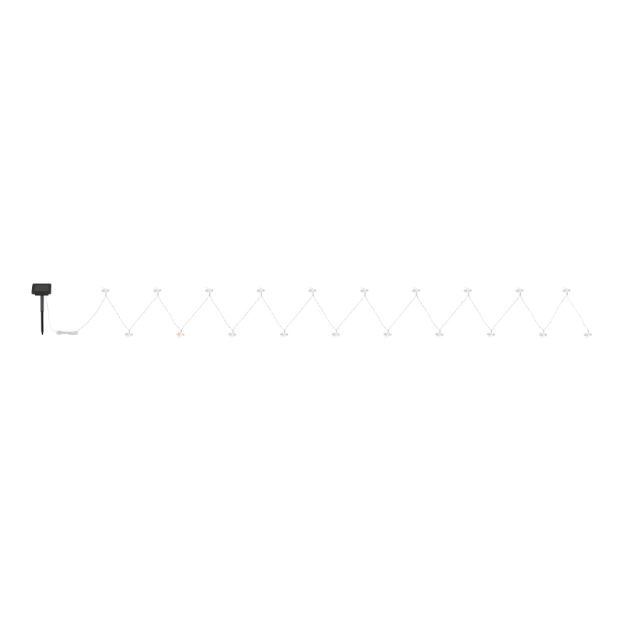 Globo - LED Solarni lanac 20xLED/0,06W/3V IP44 300 mAh