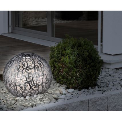 Globo - LED Solarna svjetiljka LED/0,06W/1,2V srebrna IP44 285x400 mm