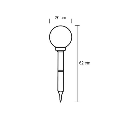 Globo - LED Vanjsko osvjetljenje LED/0,06W/3,2V IP44