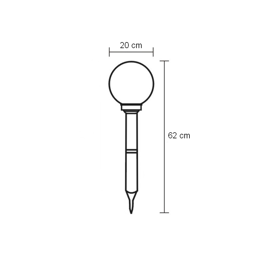 Globo - LED Vanjsko osvjetljenje LED/0,06W/3,2V IP44