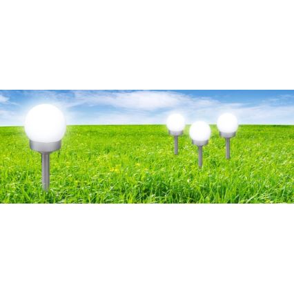 Globo - SET 3x LED Solarna svjetiljka LED/0,06W/3V 4000K pr. 10 cm IP44