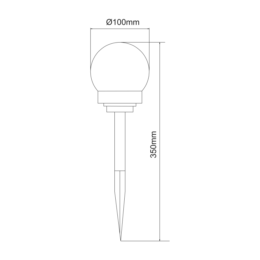 Globo - SET 3x LED Solarna svjetiljka LED/0,06W/3V 4000K pr. 10 cm IP44