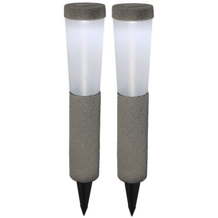 Globo - SET 2x LED Solarna svjetiljka LED/0,1W/3V 6000K IP44 400 mAh