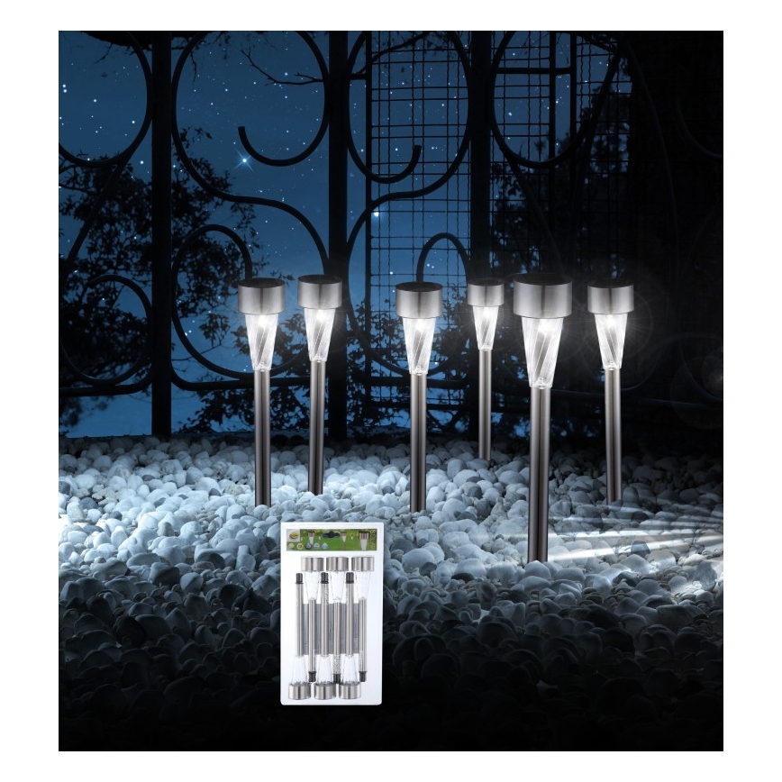 Globo - SET 6x LED Solarna lampa LED/1,2V IP44