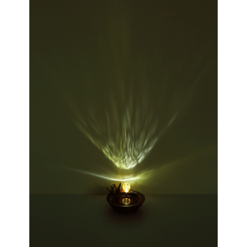 Globo - LED Solarna svjetiljka LED/0,06W/3V IP44 kupka za ptice