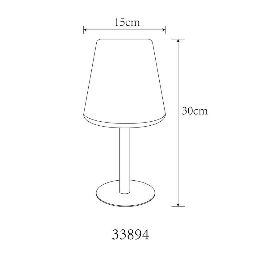 Globo - LED RGB Solarna dodirna stolna lampa LED/0,1W/3V IP44