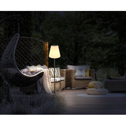 Globo - LED RGB Solarna dodirna podna lampa LED/0,1W/3V IP44 2000 mAh + daljinski upravljač