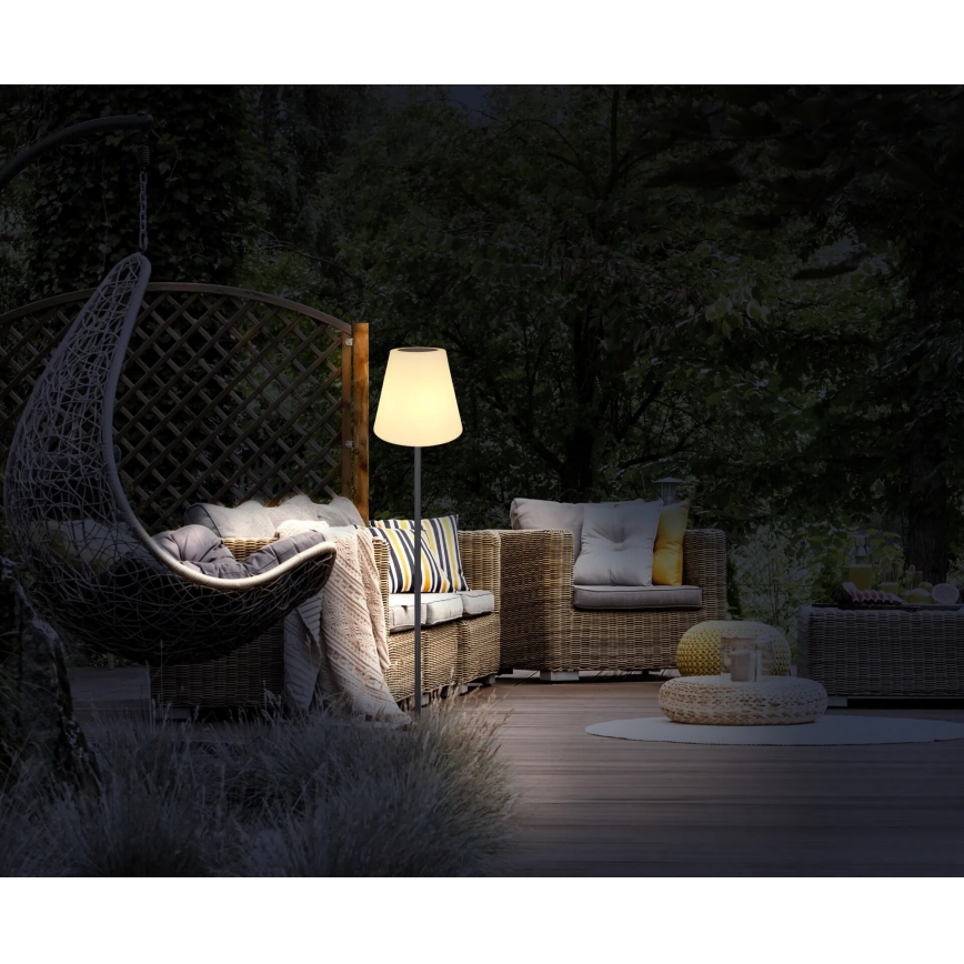 Globo - LED RGB Solarna dodirna podna lampa LED/0,1W/3V IP44 2000 mAh + daljinski upravljač