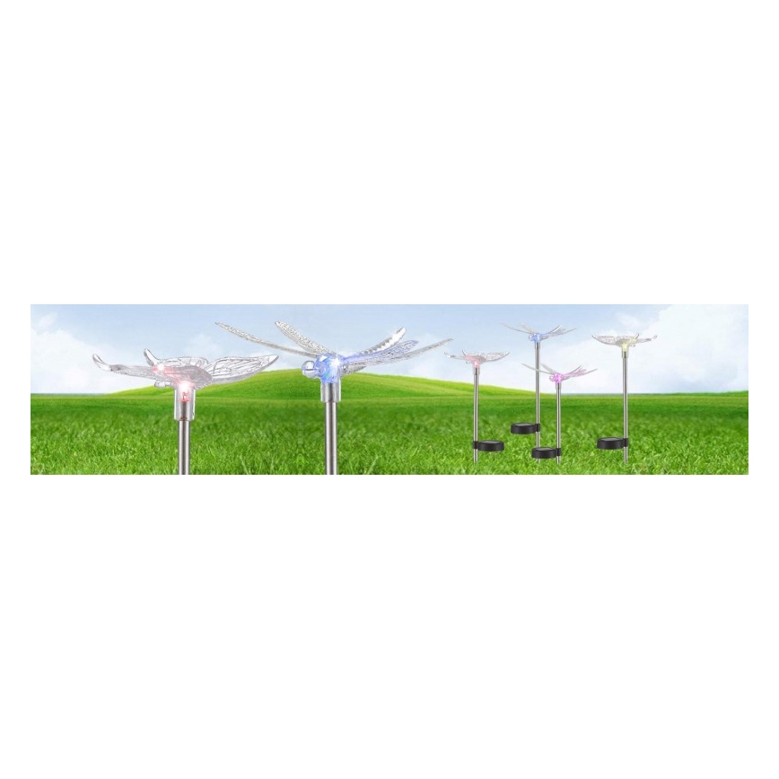 Globo - SET 4x LED solarna svjetiljka LED/0,06W/3V IP44