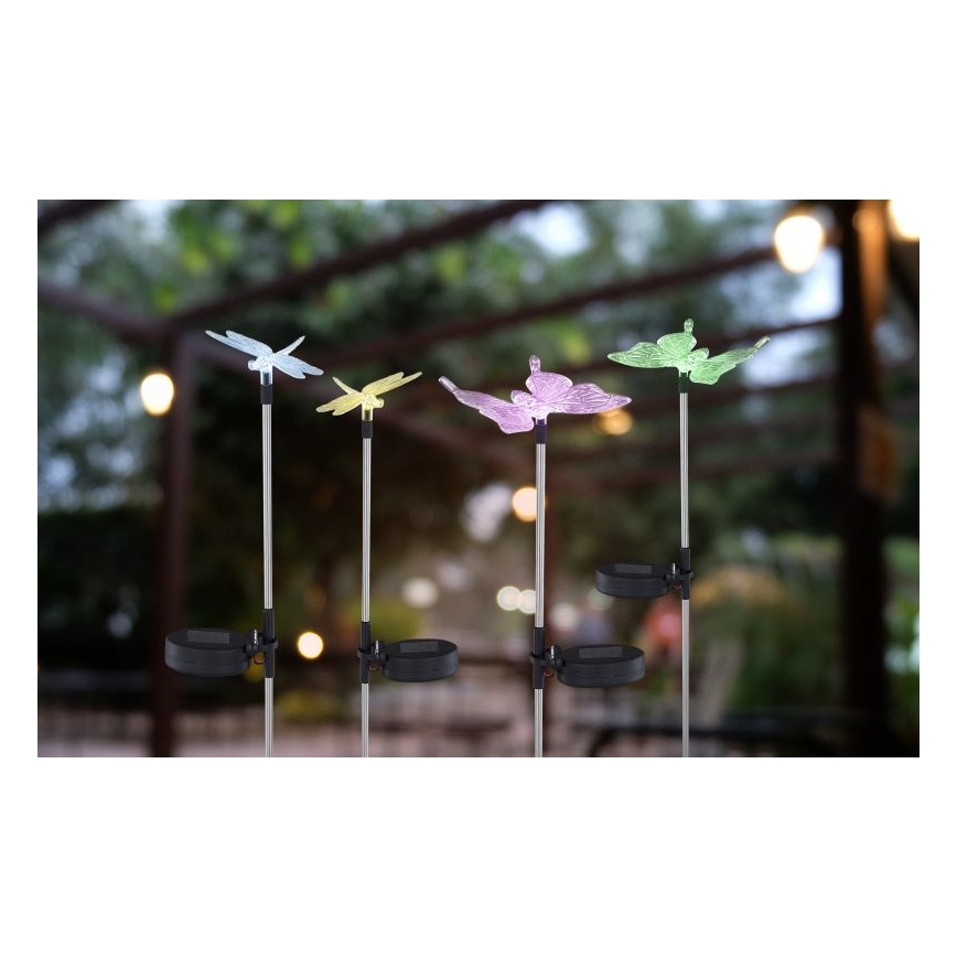 Globo - SET 4x LED Solarna svjetiljka LED/0,06W/3V IP44