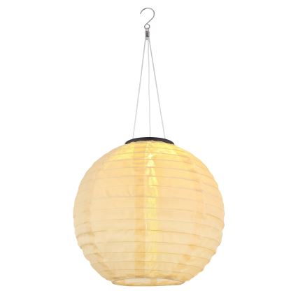 Globo - LED Viseća solarna svjetiljka LED/0,5W/3V IP44 300 mAh bež