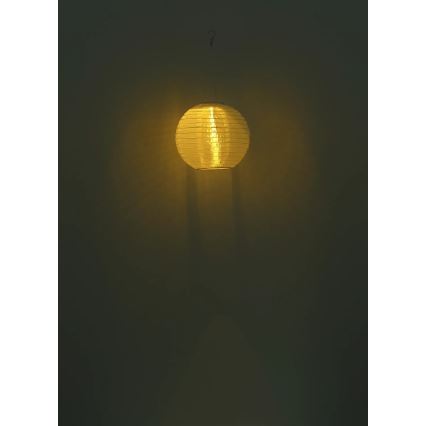Globo - LED Viseća solarna svjetiljka LED/0,5W/3V IP44 300 mAh bež