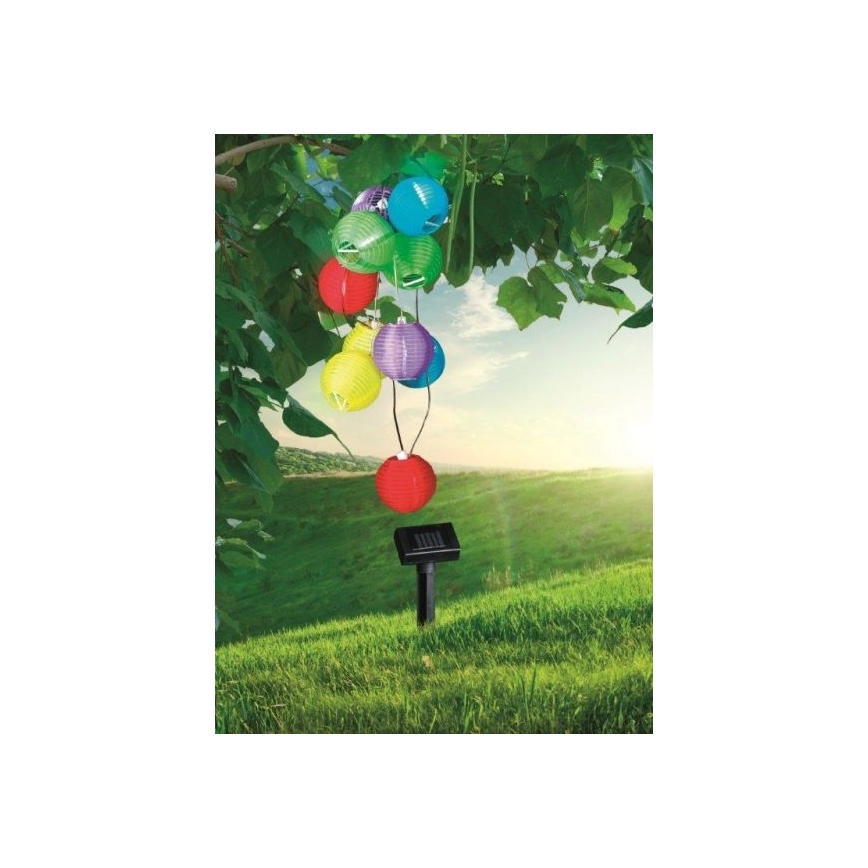 Globo - LED Solarni lanac 10xLED/0,06W/1,2V IP44