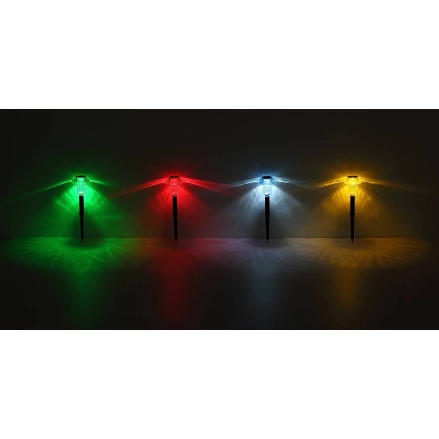 Globo - SET 4x LED RGB solarna svjetiljka LED/0,05W/3V IP44