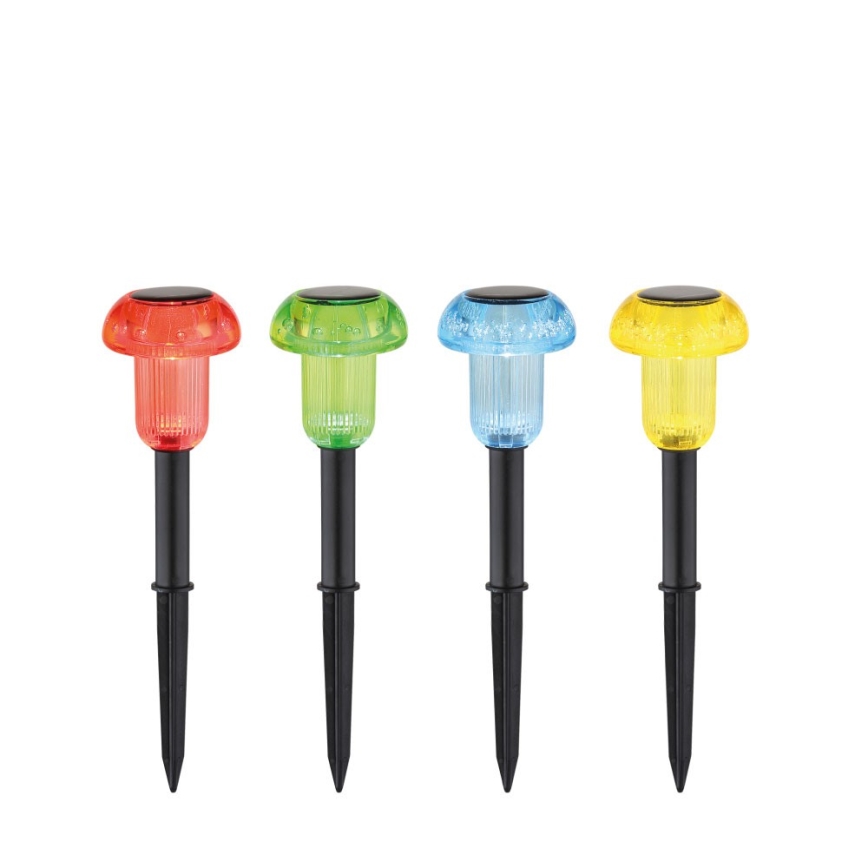 Globo - SET 4x LED RGB solarna svjetiljka LED/0,05W/3V IP44
