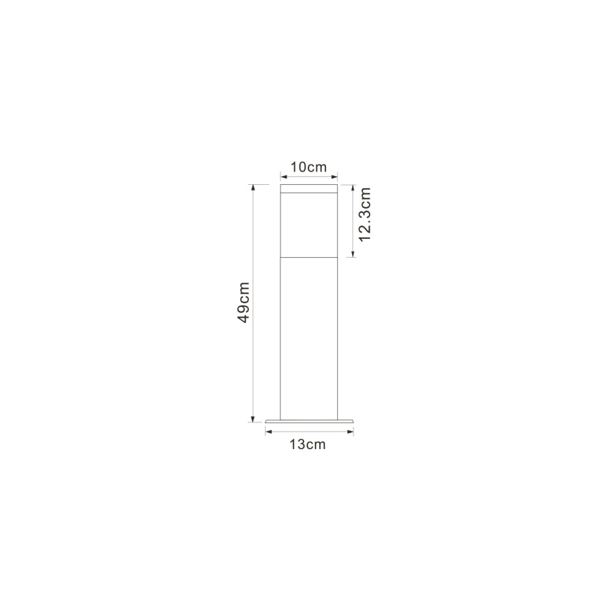 Globo 34019S1 - Vanjska lampa LALLI 1xE27/60W/230V IP44