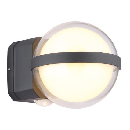 Globo - LED Vanjska zidna svjetiljka LED/12W/230V IP54 crna