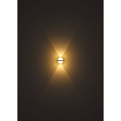 Globo - LED Vanjska zidna svjetiljka LED/12W/230V IP54 crna