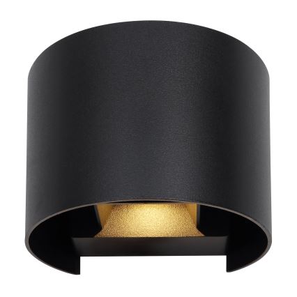Globo - LED Vanjska zidna svjetiljka 2xLED/3W/230V IP44 crna
