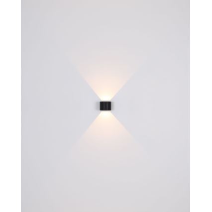 Globo - LED vanjsko zidno svjetlo 2xLED/3W/230V IP54 crno