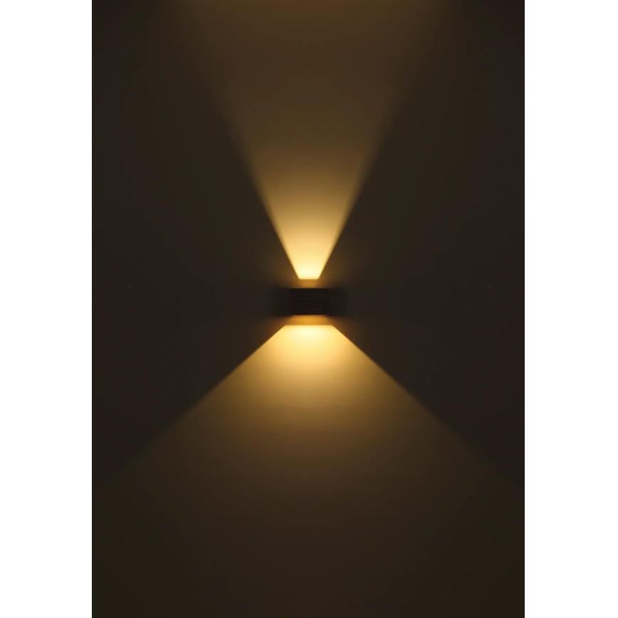 Globo - LED vanjsko zidno svjetlo sa senzorom 2xLED/3W/230V IP54