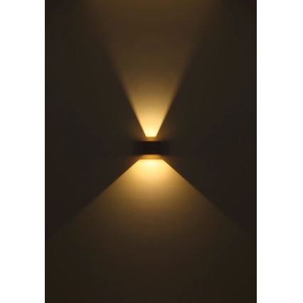 Globo - LED vanjska zidna svjetiljka sa senzorom 2xLED/3W/230V IP54