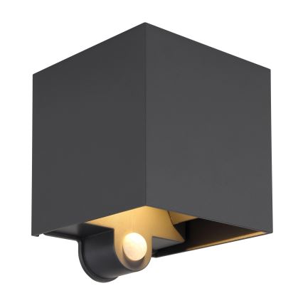 Globo - LED vanjska zidna svjetiljka sa senzorom 2xLED/3W/230V IP54