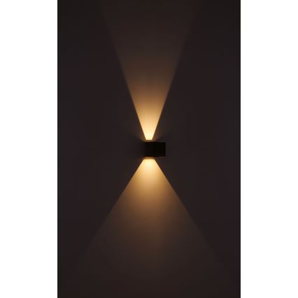 Globo - LED Vanjska zidna svjetiljka 2xLED/3W/230V IP44 smeđa