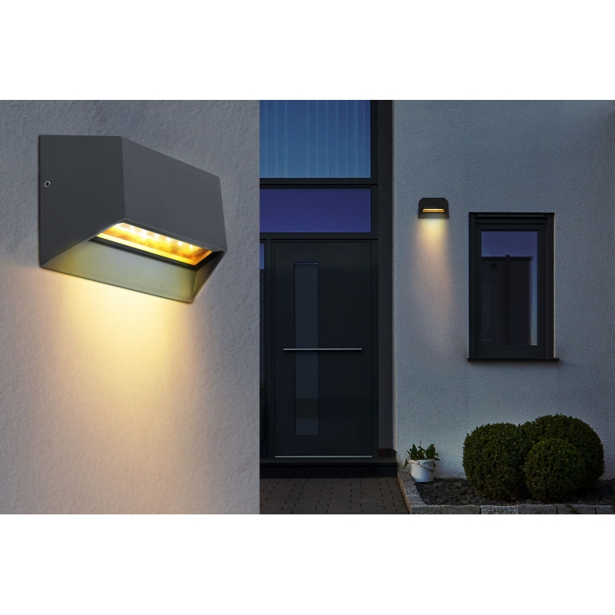 Globo - LED Vanjska zidna svjetiljka LED/7W/230V IP54 antracit