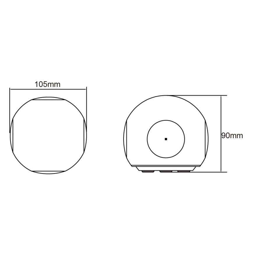 Globo - LED vanjska zidna svjetiljka LED/4,5W/230V IP54