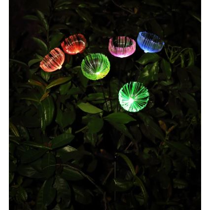 Globo - LED RGB solarna svjetiljka 6xLED/1,2V IP44 300 mAh