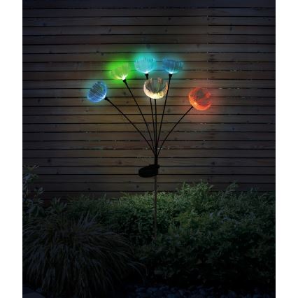 Globo - LED RGB solarna svjetiljka 6xLED/1,2V IP44 300 mAh