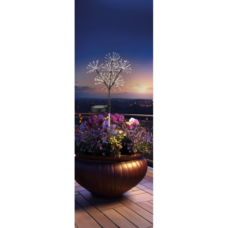 Globo - LED solarna svjetiljka 3xLED/3V IP44 600 mAh vatromet