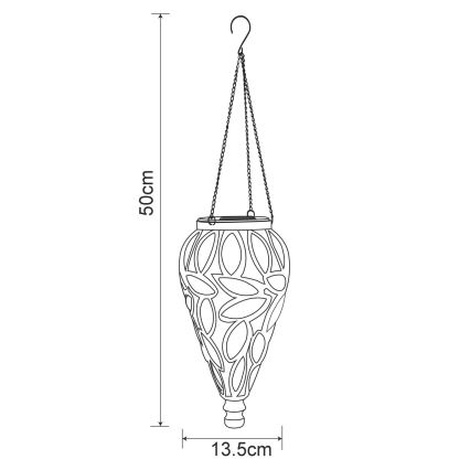 Globo - LED Solarna svjetiljka LED/0,9W/3,2V IP44 prozirna