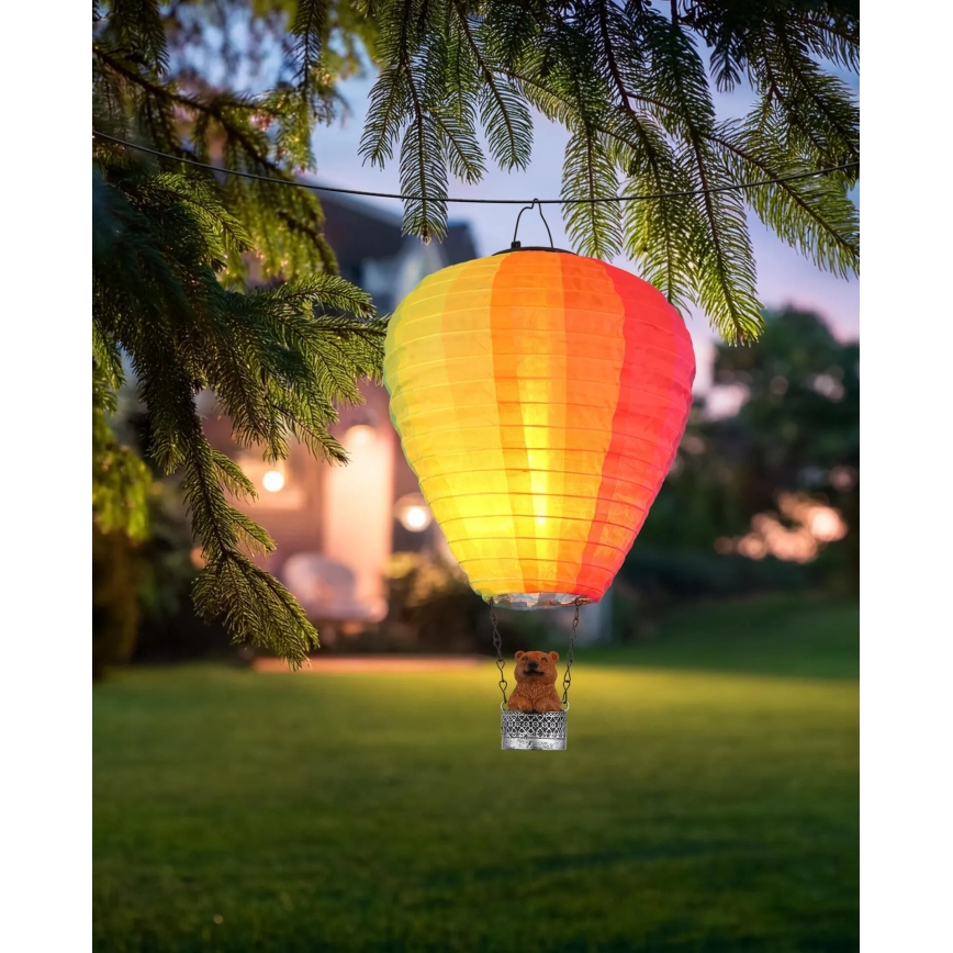 Globo - LED viseća solarna dekoracija 24xLED/0,06W/3V IP44 leteći balon