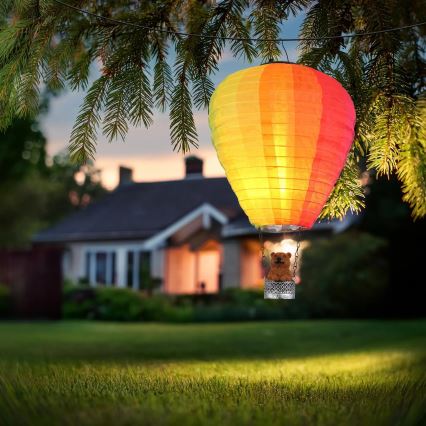 Globo - LED viseća solarna dekoracija 24xLED/0,06W/3V IP44 leteći balon