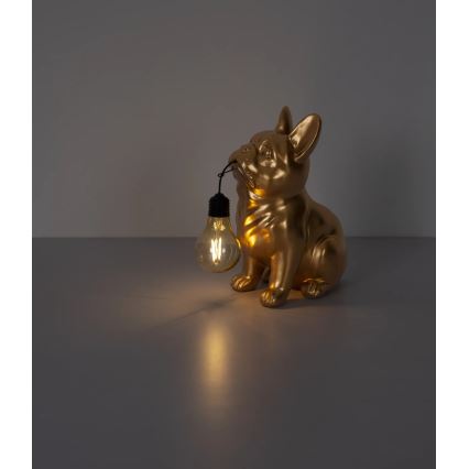 Globo - LED solarna svjetiljka LED/3V IP44 300 mAh zlatni pas