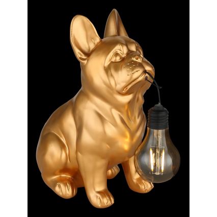 Globo - LED solarna svjetiljka LED/3V IP44 300 mAh zlatni pas