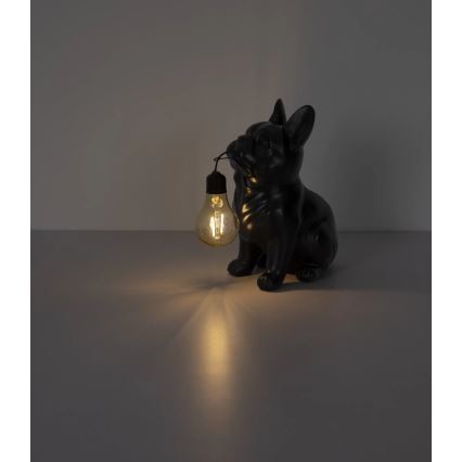 Globo - LED solarna svjetiljka LED/3V IP44 300 mAh crni pas