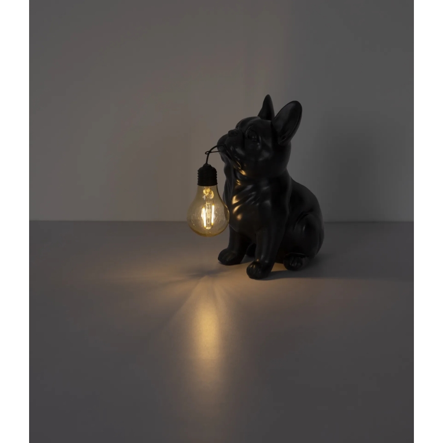 Globo - LED solarna svjetiljka LED/3V IP44 300 mAh crni pas