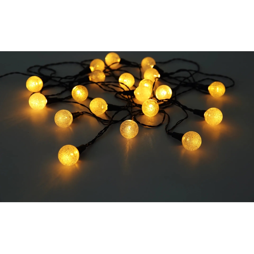 Globo - LED RGB Solarna lanac 20xLED/0,06W/3V 770 cm IP44