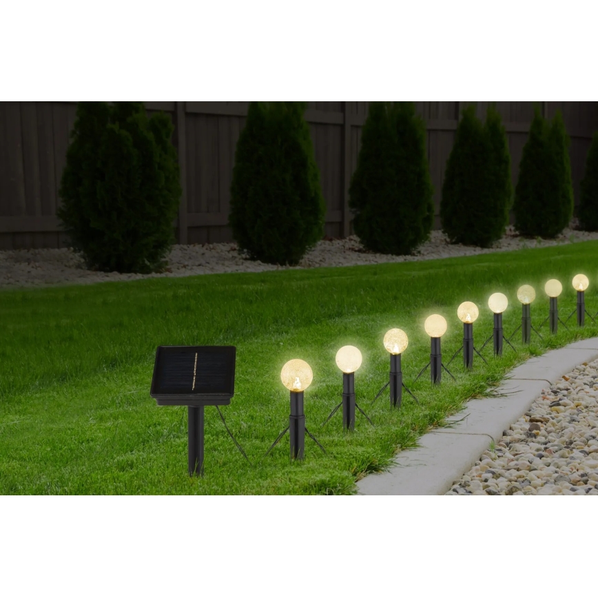 Globo - LED RGB Solarna lanac 20xLED/0,06W/3V 770 cm IP44