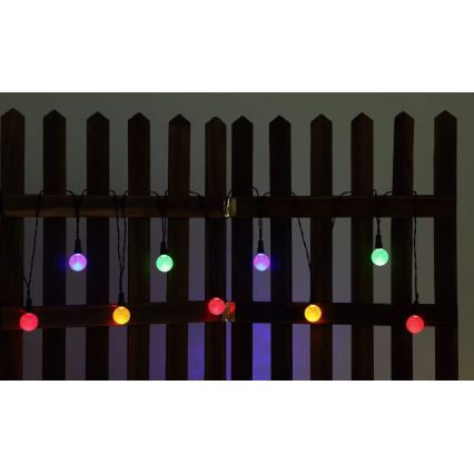 Globo - LED RGB Solarna lanac 20xLED/0,06W/3V 770 cm IP44