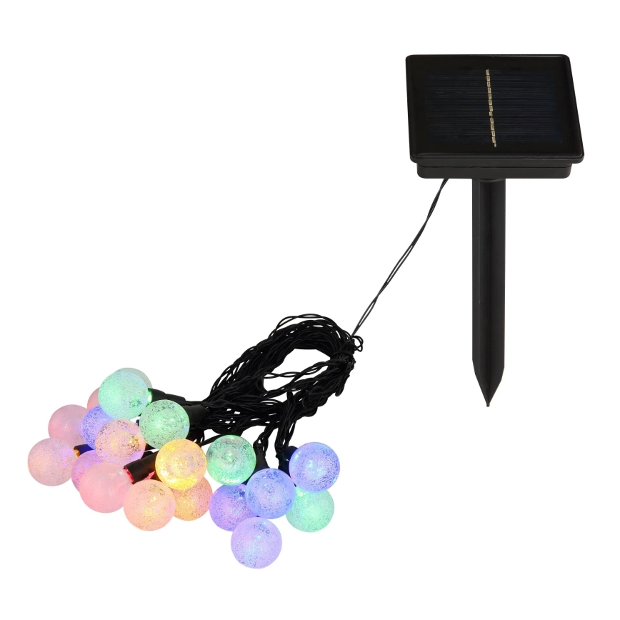 Globo - LED RGB Solarna lanac 20xLED/0,06W/3V 770 cm IP44
