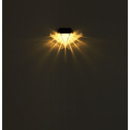 Globo - SET 2x LED Solarna zidna svjetiljka LED/0,5W/3V IP44 600 mAh