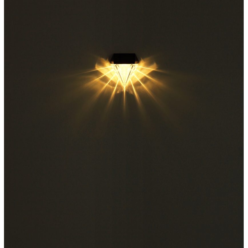 Globo - SET 2x LED Solarna zidna svjetiljka LED/0,5W/3V IP44 600 mAh