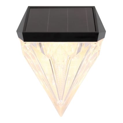 Globo - SET 2x LED Solarna zidna svjetiljka LED/0,5W/3V IP44 600 mAh