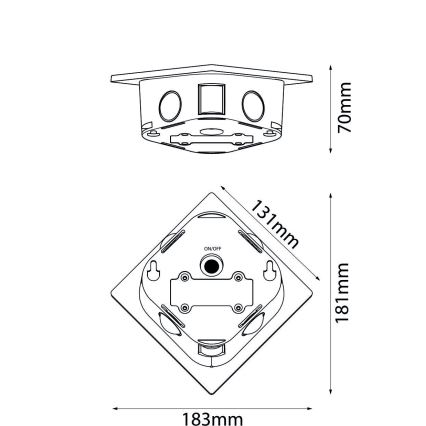Globo - LED Solarna svjetiljka LED/0,5W/3,2V IP54